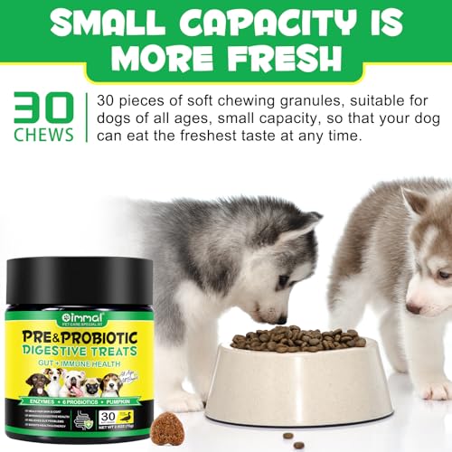 Duck Flavour Dog Probiotic Chews - Supports Gut Health