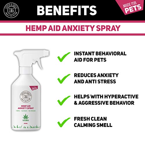 Hemp Aid Anxiety Spray for Dogs | Pure Ingredients