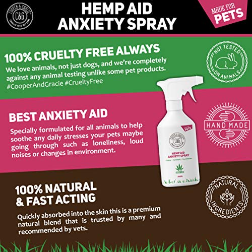 Hemp Aid Anxiety Spray for Dogs | Pure Ingredients