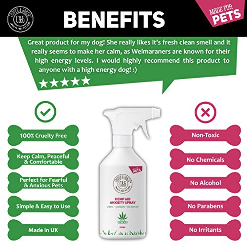 Hemp Aid Anxiety Spray for Dogs | Pure Ingredients