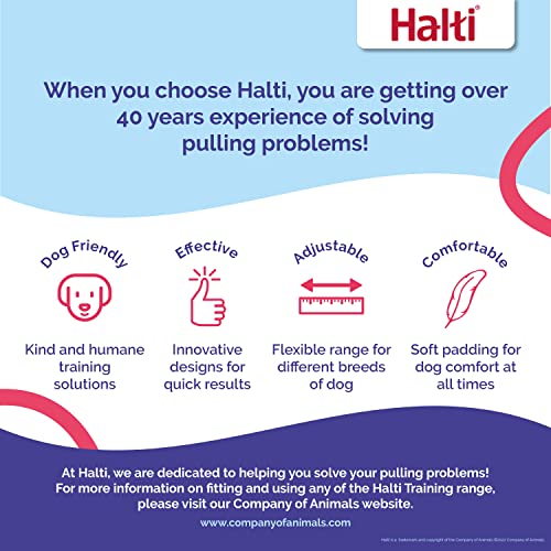 HALTI Training Lead - Small, Black, Lightweight & Durable