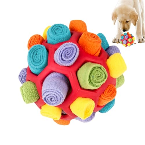 Colorful Snuffle Ball Toy for Small to Medium Dogs