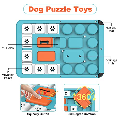 Dog Puzzle Toys for IQ Training and Treat Dispensing