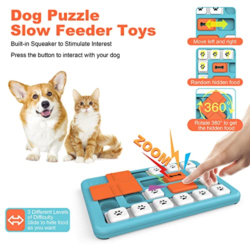 Dog Puzzle Toys for IQ Training and Treat Dispensing