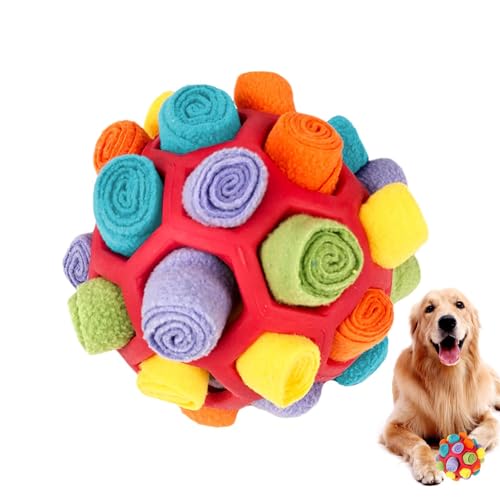 Colorful Snuffle Ball Toy for Small to Medium Dogs