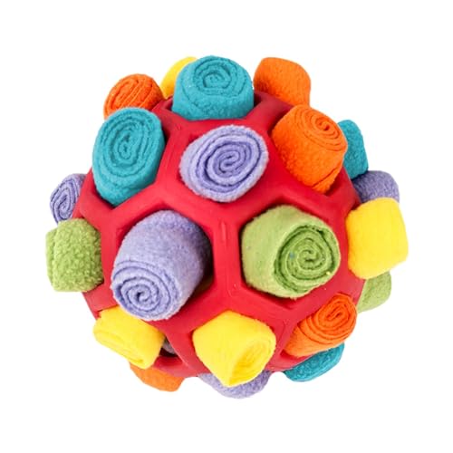 Colorful Snuffle Ball Toy for Small to Medium Dogs