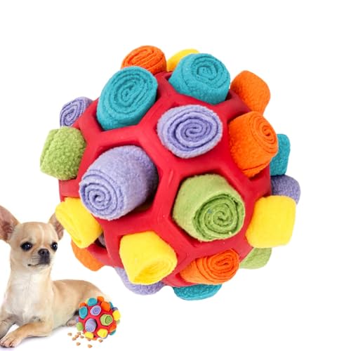 Colorful Snuffle Ball Toy for Small to Medium Dogs