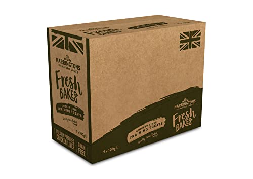 Harringtons Chicken Liver Dog Training Treats, 100g (Pack of 9)