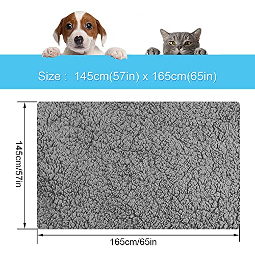 Waterproof Reversible Sherpa Fleece Dog Blanket