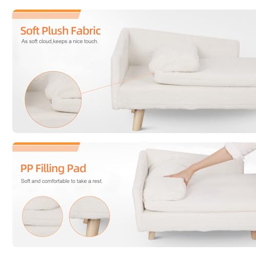 BingoPaw L Shaped Elevated Dog Sofa Bed