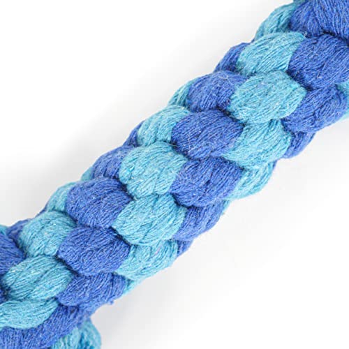 Blue Rope Bone Dental Chew Toy for Dogs