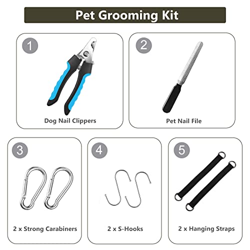 Small Dog Grooming Hammock - Pet Nail Trimming