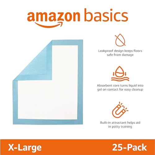 Heavy Duty Dog Training Pads, X-Large, Pack of 25