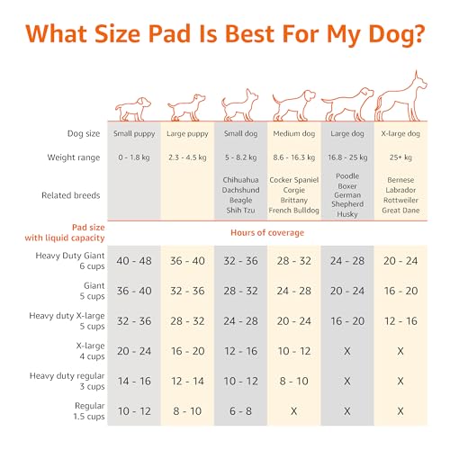 Heavy Duty Dog Training Pads, X-Large, Pack of 25