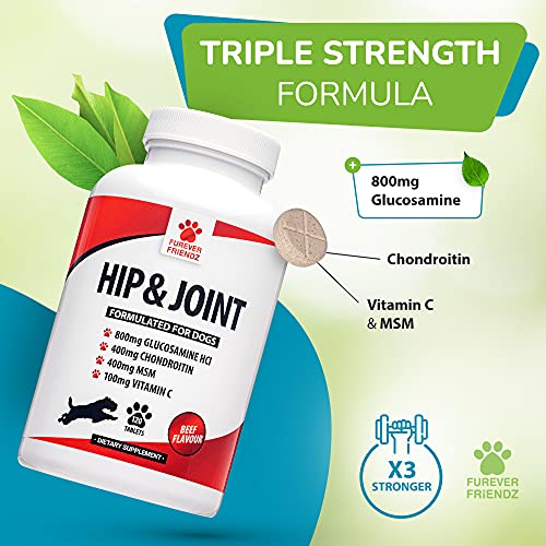 Dog Joint Supplements for Senior Dogs - 120 Tablets