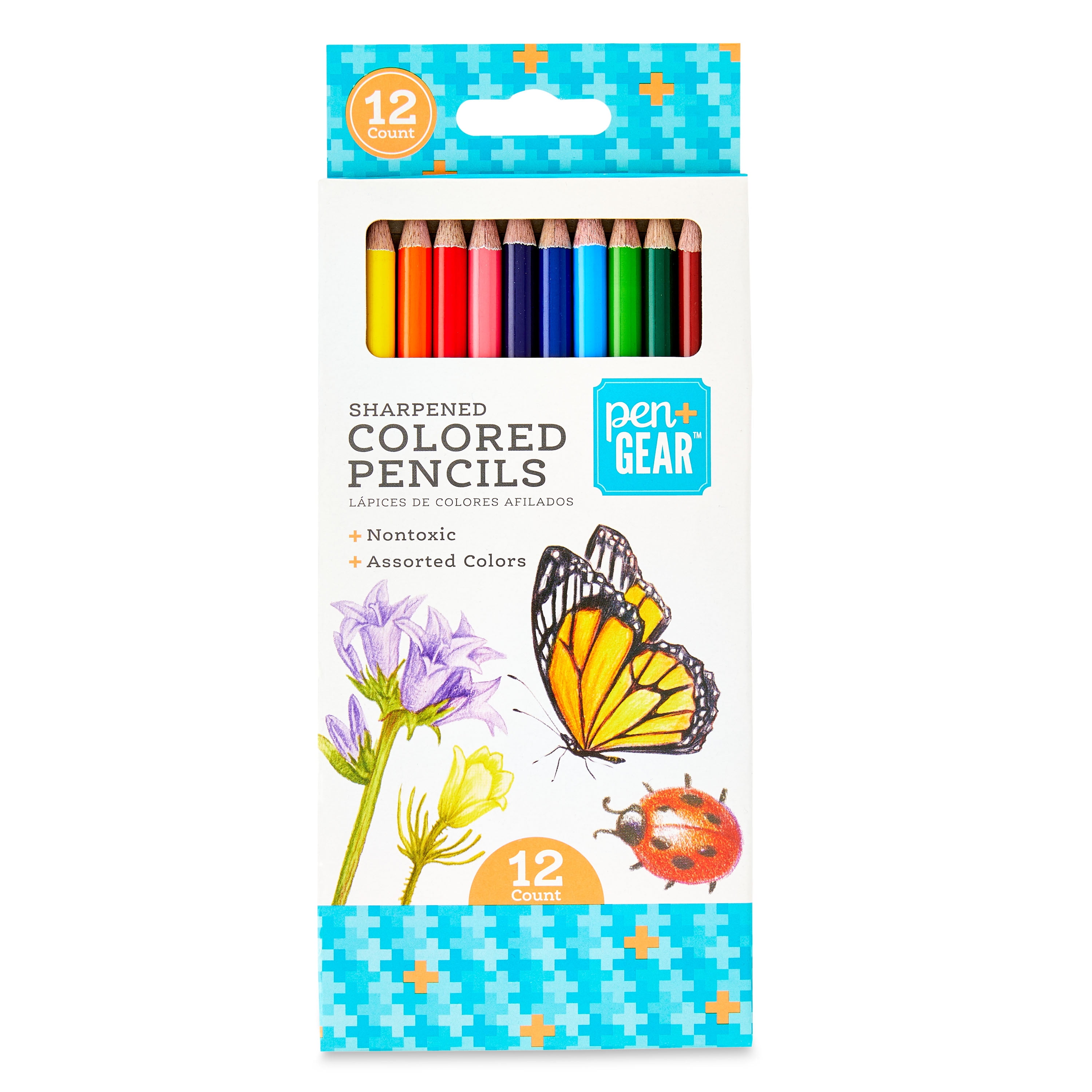 Pen+Gear Sharpened Colored Pencils, 12 Count