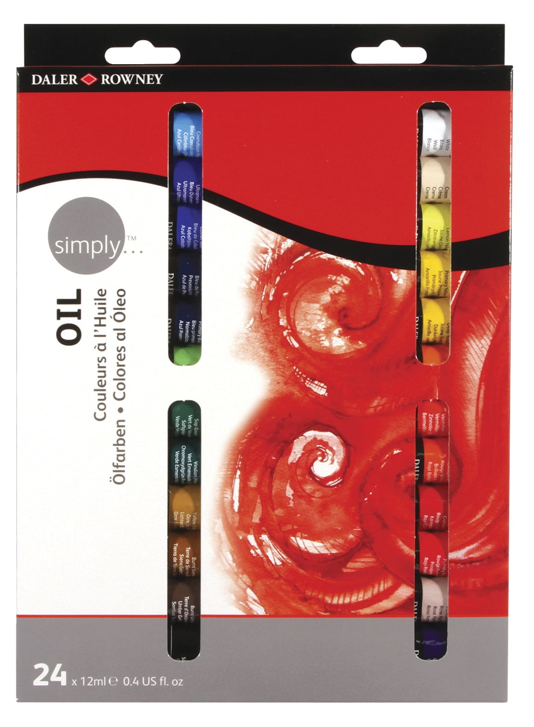 24 Piece Oil Paint Set by Daler-Rowney