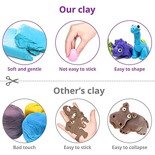 36-color Air Dry Clay with Tools - DIY Gift