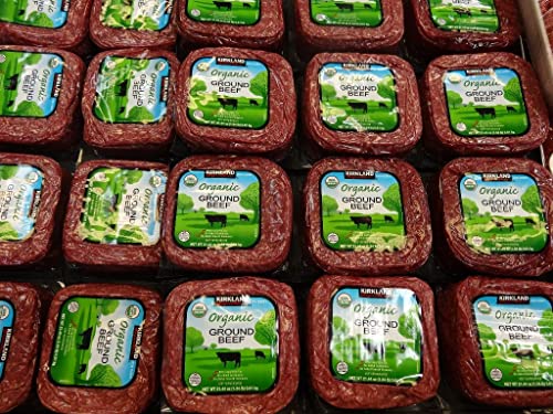 Organic Ground Beef - Antibiotic-Free - Hormone-Free - 2 Pack (64oz Each)