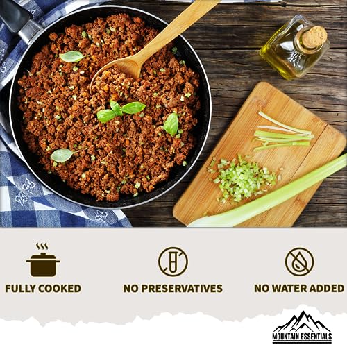 Ground Beef Canned: Ready-to-Eat, No Preservatives - 28oz