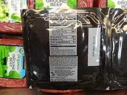 Organic Ground Beef - Antibiotic-Free - Hormone-Free - 2 Pack (64oz Each)
