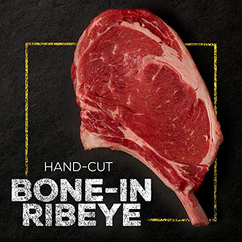 Texas Roadhouse Beef: 4 Bone-in Ribeyes + Seasoning