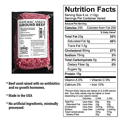 Nebraska Star Beef Angus Ground Beef - 20x1lb