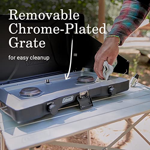 Coleman Triton Portable 2-Burner Propane Camping Stove