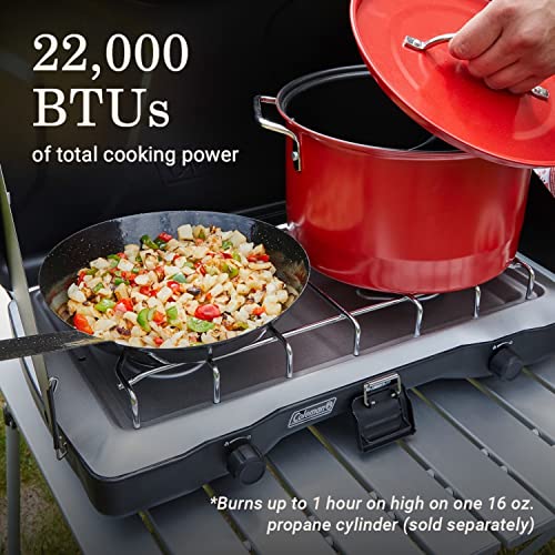 Coleman Triton Portable 2-Burner Propane Camping Stove