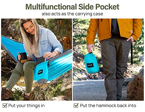 Kootek 400 lbs Capacity Camping Hammock, Lightweight Portable