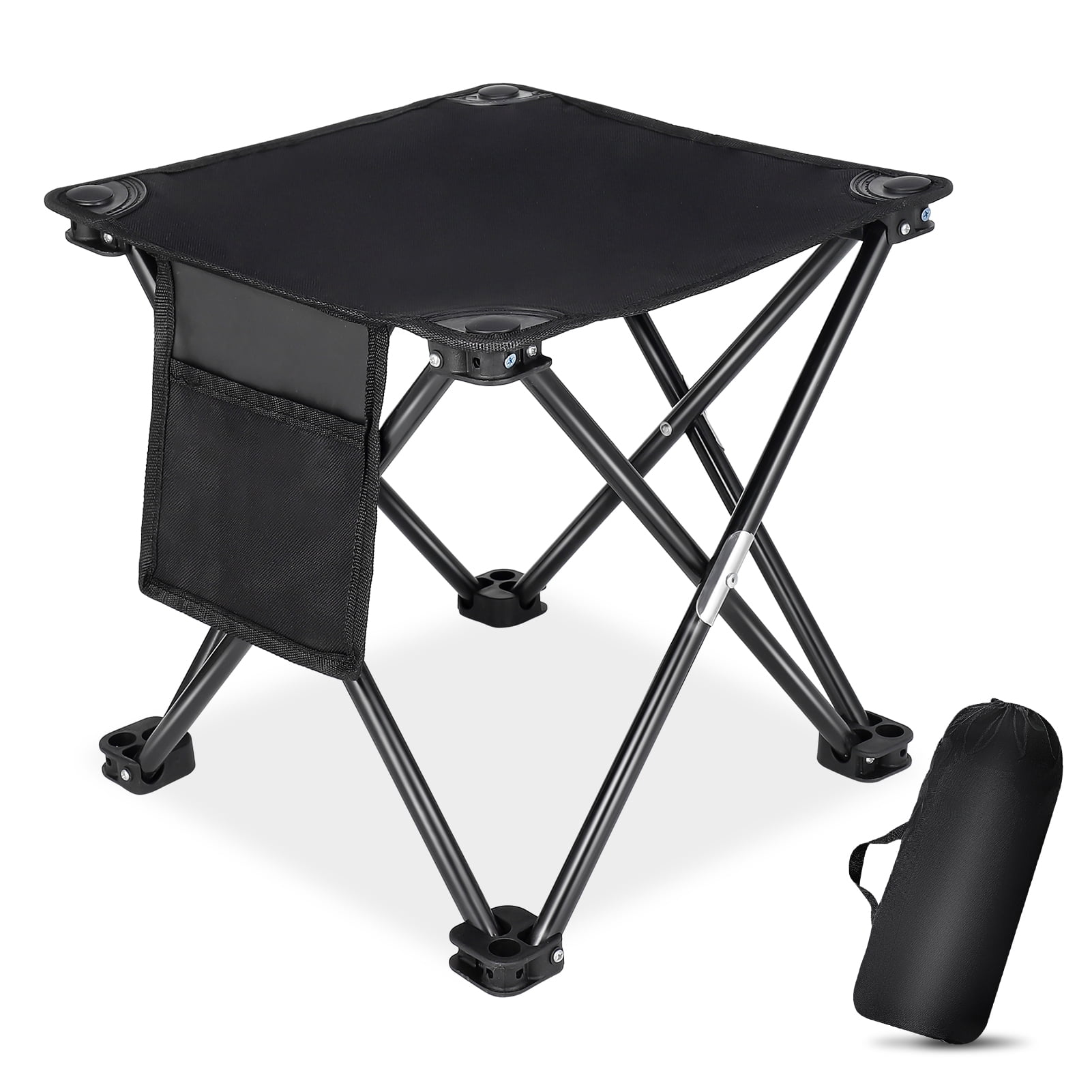 HEQUSIGNS Portable Folding Camping Stool with Storage Bag