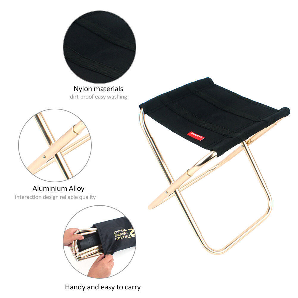Portable Folding Stool for Camping, Fishing, Hiking, Beach