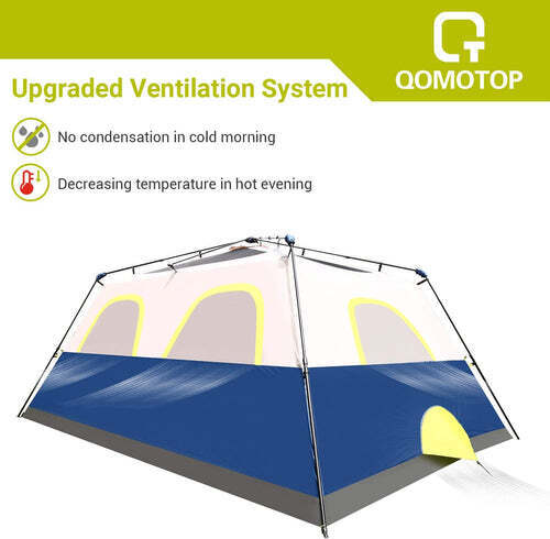 Large Family Camping Cabin Instant Tent Waterproof Outdoor
