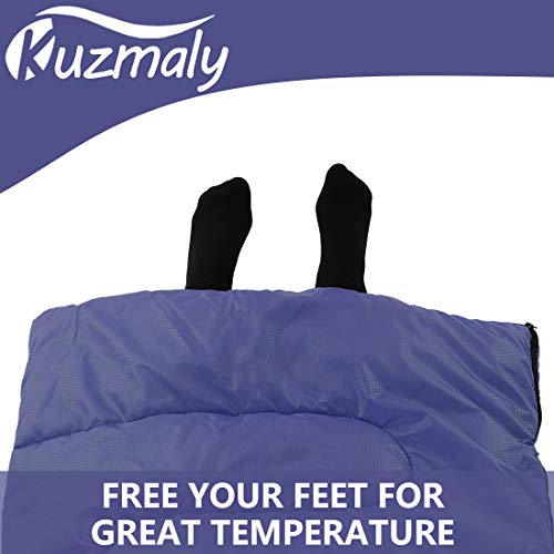 Kuzmaly Lightweight Waterproof 3-Season Camping Sleeping Bag