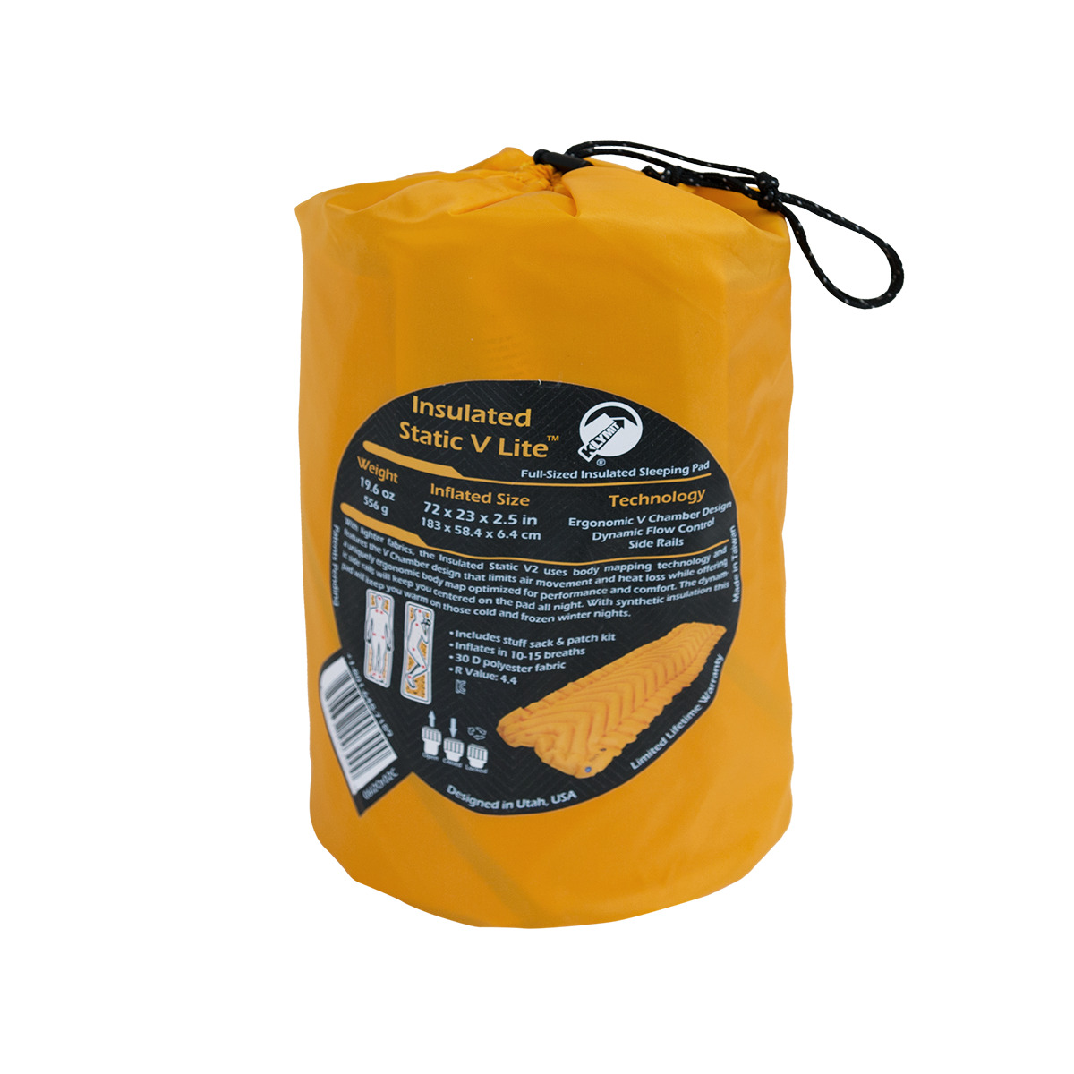 Klymit Insulated Static V Lite Camping Sleeping Pad