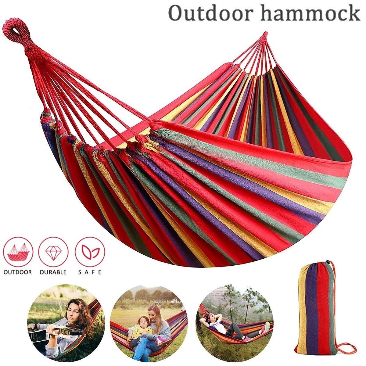 Outdoor Hanging Hammock Chair for 1-2 People