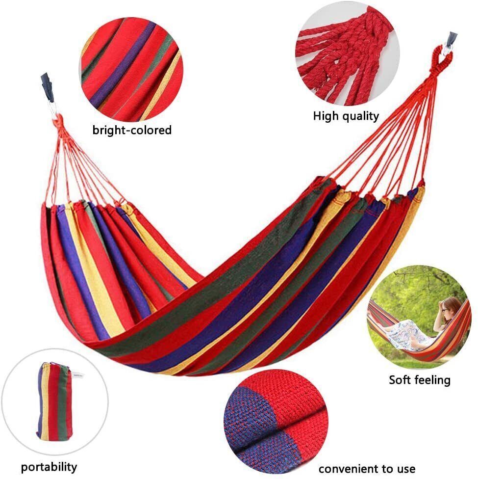 Outdoor Hanging Hammock Chair for 1-2 People