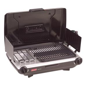 Coleman 2-in-1 Camping Grill/Stove, Propane with Adjustable Burners