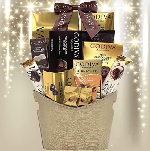 Godiva Chocolatier Christmas Gift Basket – LA Signature