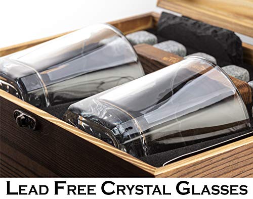 Christmas Whiskey Set: Glasses, Stones & Accessories