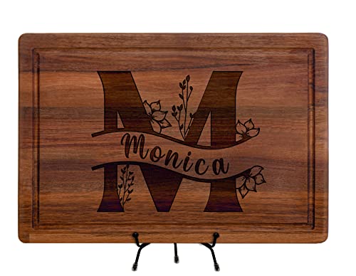 Personalized Monogram Christmas Cutting Board - Made in USA