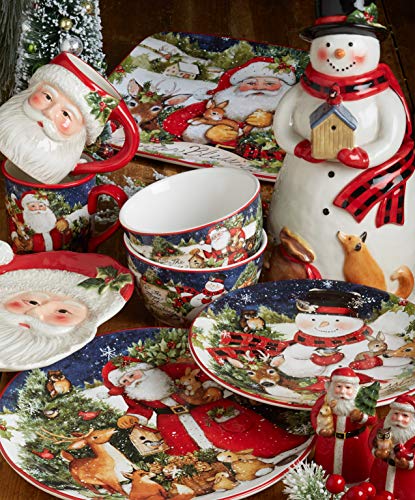 Magic of Christmas Snowman 16pc Dinnerware Set