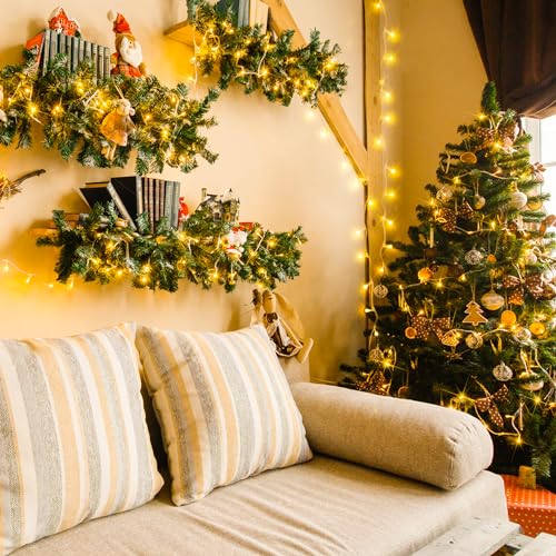100 LED Warm White Christmas String Lights