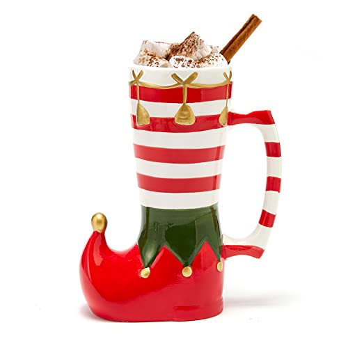 Elf Boot Ceramic Mug - 17 oz