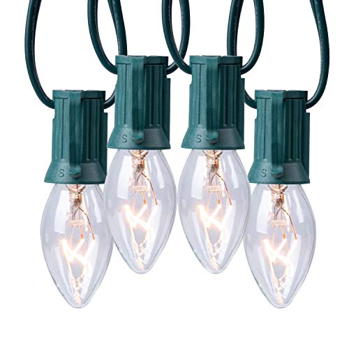 Vintage Outdoor C9 Christmas Light String -50ft
