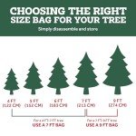 Jumbo Christmas Tree Storage Bag - Snowy Design