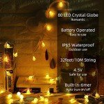Battery Operated Globe String Lights with Remote