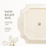 Spode Christmas Tree Square Handled Platter
