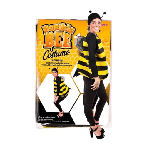 Cute Kangaroo Bumble Bee Adult Costume with Headpiece