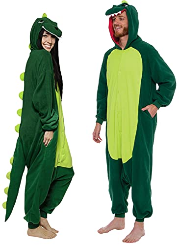 Green Trex Dinosaur Costume Pajama - Funziez!